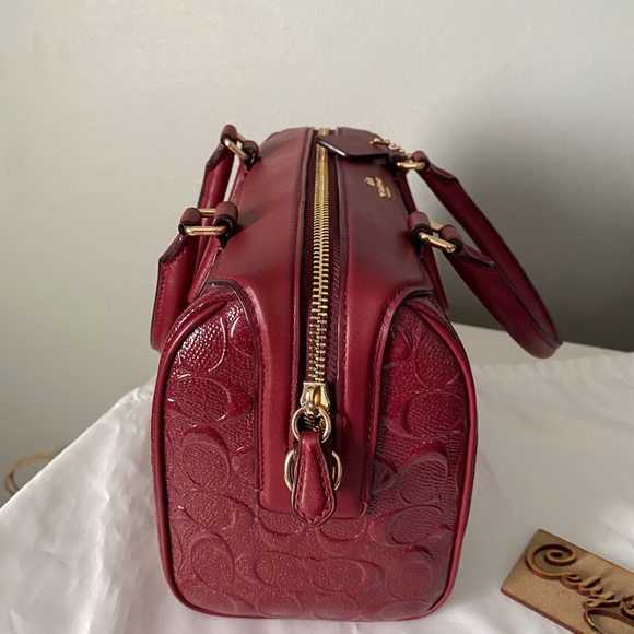 Coach  Debossed mini Bennett Satchel with matching wallet - Picture 4 of 9